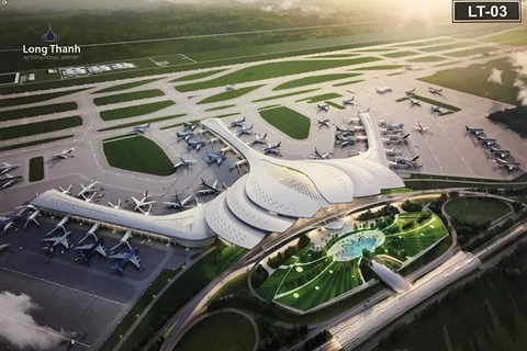 Phương án nhà ga sân bay Long Thành lấy ý tưởng từ hình ảnh bông hoa sen cách điệu.