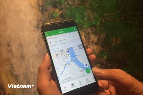 Dịch vụ đi chung xe của GrabShare đã chính thức có mặt tại Việt Nam. (Ảnh: Việt Hùng/Vietnam+)