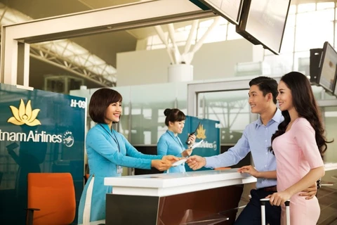Hành khách nên đến sân bay làm thủ tục lên máy bay đúng giờ để tránh bị lỡ chuyến trong dịp cao điểm Hè. (Ảnh: Vietnam Airlines cung cấp)