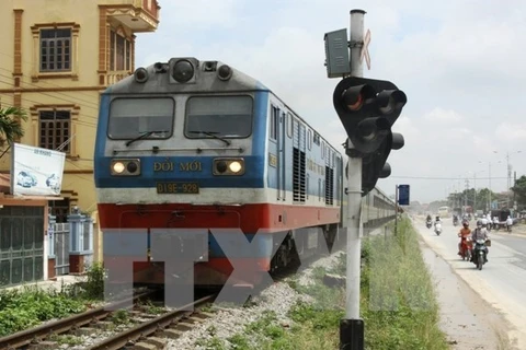 Tổng công ty Đường sắt Việt Nam được tăng gần 1.000 tỷ đồng vốn điều lệ. (Ảnh: TTXVN)