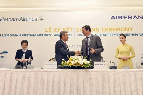 Vietnam Airlines ‘bắt tay’ hợp tác liên doanh với hàng không Pháp. (Ảnh: Vietnam Airlines)