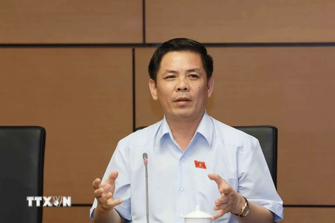 Tân Bộ trưởng Bộ Giao thông Vận tải Nguyễn Văn Thể. (Ảnh: TTXVN)