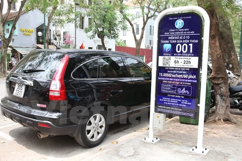 Hà Nội muốn triển khai nhân rộng mô hình Iparking. (Ảnh: Doãn Đức/Vietnam+)