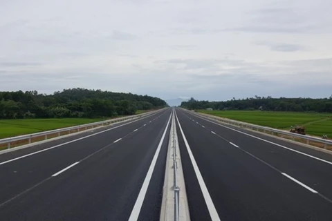 Dự án xây dựng đường cao tốc Đà Nẵng-Quảng Ngãi đã được hoàn thành và dự kiến thông xe vào cuối tháng Bảy. (Ảnh: VEC cung cấp)