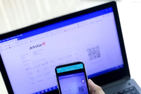 Công nghệ thanh toán vé máy bay mới bằng QR Code. (Ảnh: Jetstar Pacific cung cấp)