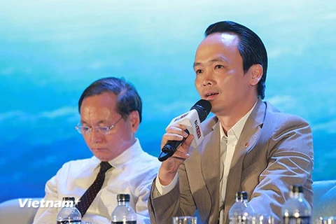 Ông Trịnh Văn Quyết, Chủ tịch Tập đoàn FLC. (Ảnh: PV/Vietnam+)