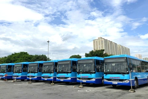 Transerco đã thay thế hàng loạt phương tiện xe buýt tiêu chuẩn chất lượng cao trên các tuyến buýt số 62, 91và 92. (Ảnh: Transerco cung cấp)