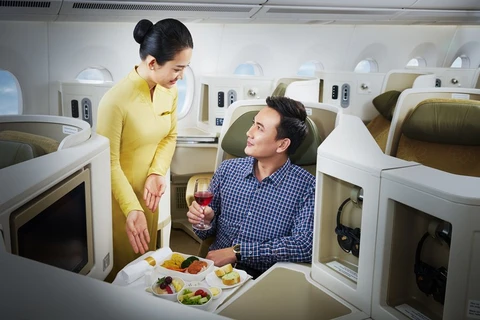 Vietnam Airlines là một trong những hãng hàng không có chất lượng dịch vụ trên không tốt nhất. (Ảnh: VNA cung cấp)