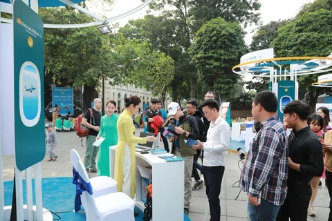 Vietnam Airlines Festa là điểm đến hấp dẫn dành cho người dân thủ đô trong dịp cuối tuần này. (Ảnh: VNA)