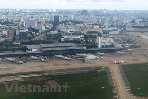 Sân bay Tân Sơn Nhất xếp cuối về chất lượng dịch vụ hàng không. (Ảnh: Việt Hùng/Vietnam+)