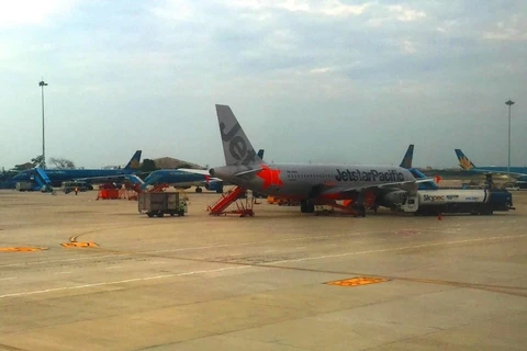 Thương hiệu kép Jetstar Pacific-Vietnam Airlines giúp hành khách có nhiều lựa chọn về giá vé máy bay. (Ảnh: Việt Hùng/Vietnam+)