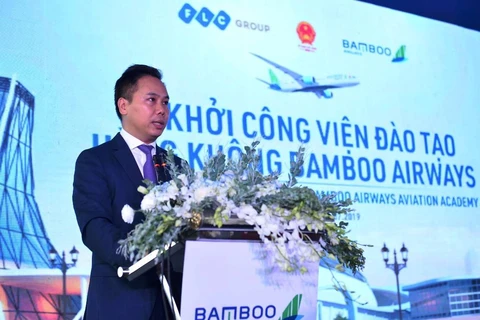 Ông Đặng Tất Thắng, Phó Chủ tịch thường trực Bamboo Airways. (Ảnh: Việt Hùng/Vietnam+)