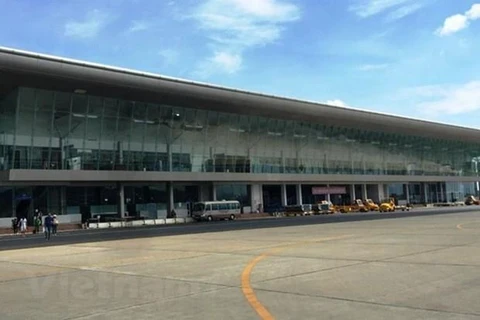 Tỉnh Quảng Bình vừa có đề nghị cải tạo, mở rộng nhà ga hành khách Cảng hàng không Đồng Hới. (Ảnh: Việt Hùng/Vietnam+)