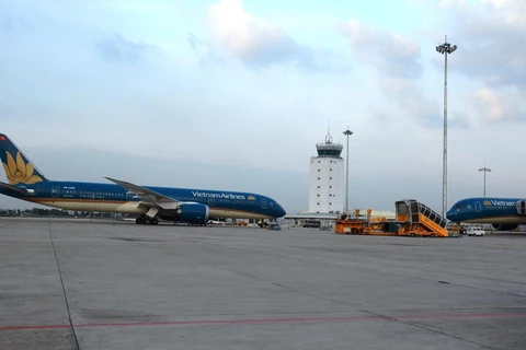 Máy bay của Vietnam Airlines thời gian gần đây liên tiếp gặp sự cố về lốp. (Ảnh: Việt Hùng/Vietnam+)