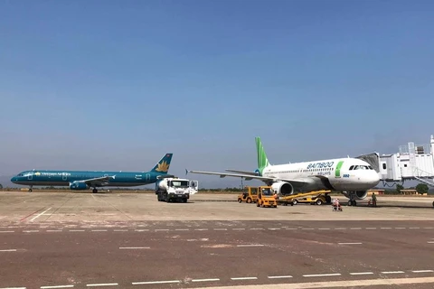Hai hãng hàng không Vietnam Airlines và Bamboo Airways đang có kế hoạch và đưa ra lộ trình bay thẳng tới Mỹ. (Ảnh: Việt Hùng/Vietnam+)