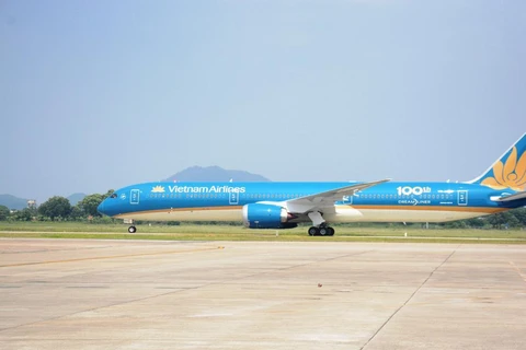 Vietnam Airlines đã gặt hái được nhiều thành công về kết quả sản xuất kinh doanh trong năm 2019. (Ảnh: Việt Hùng/Vietnam+)