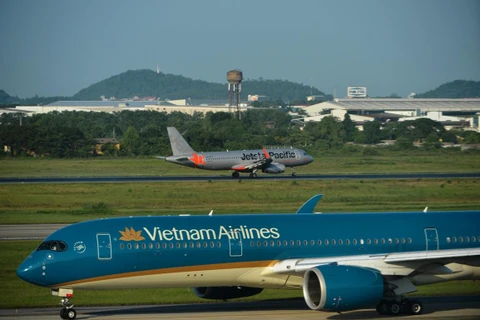 Vietnam Airlines Group khôi phục toàn bộ đường bay nội địa từ tháng Sáu. (Ảnh: Hoàng Anh/Vietnam+)