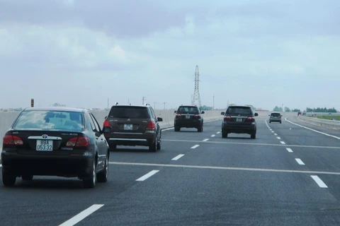 Dự án đường cao tốc Bắc-Nam đã chính thức được Quốc hội thông qua điều chỉnh chủ trương đầu tư một số đoạn tuyến. (Ảnh: Việt Hùng/Vietnam+)