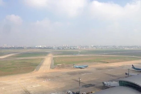 Cảng hàng không quốc tế Tân Sơn Nhất. (Ảnh: Việt Hùng/Vietnam+)