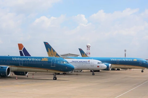 Các hãng hàng không đã lên kế hoạch tăng cường các chuyến bay trong dịp Tết Nguyên đán Tân Sửu 2021. (Ảnh: CTV/Vietnam+)