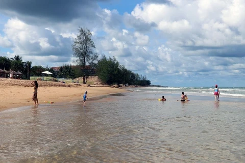 Bãi biển Bãi Dài, xã Gành Dầu, huyện đảo Phú Quốc, tỉnh Kiên Giang. (Ảnh: Lê Huy Hải/TTXVN)