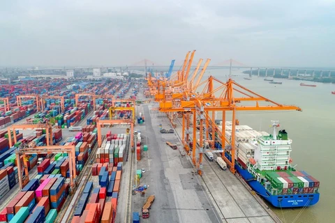 Tổng nhu cầu vốn đầu tư hệ thống cảng biển đến năm 2030 khoảng 313.000 tỷ đồng. (Ảnh: CTV/Vietnam+)