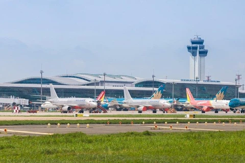 Cảng hàng không quốc tế Tân Sơn Nhất. (Ảnh: CTV/Vietnam+)