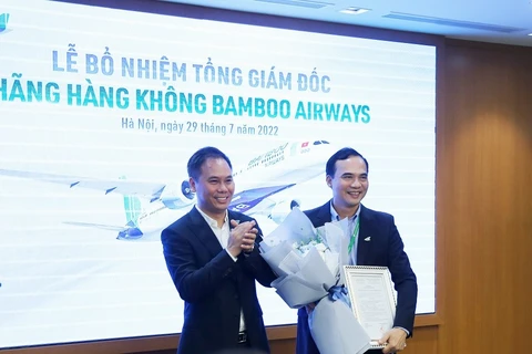 Bamboo Airways vừa bổ nhiệm ông Nguyễn Mạnh Quân giữ vị trí Tổng giám đốc. (Ảnh: CTV/Vietnam+)