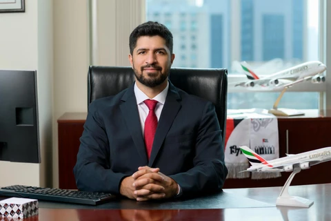 Ông Marwan Al Marri, Tổng giám đốc của Hãng hàng không Emirates tại Việt Nam. (Ảnh: PV/Vietnam+)