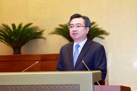 Bộ trưởng Bộ Xây dựng Nguyễn Thanh Nghị. (Ảnh: Doãn Tấn/TTXVN)