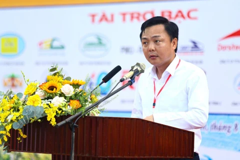 Ông Hoàng Gia Khánh, tân Tổng Giám đốc Tổng công ty Đường sắt Việt Nam. (Ảnh: PV/Vietnam+)
