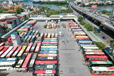 Bộ Giao thông Vận tải thành lập 4 đoàn kiểm tra công tác quản lý Nhà nước của Sở Giao thông Vận tải đối với hoạt động kinh doanh vận tải bằng xe ôtô. (Ảnh: PV/Vietnam+)