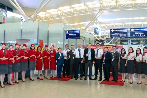 Turkish Airlines bay thẳng hàng ngày từ Hà Nội, TP.HCM đến Istanbul. (Ảnh: PV/Vietnam+)