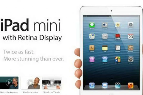  Mẫu iPad mini Retina.