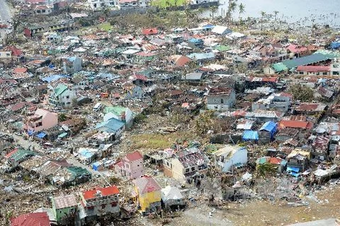 Hậu quả cơn bão Haiyan tại Philippines. (Nguồn: AFP/TTXVN)