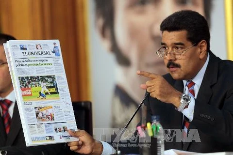 Tổng thống Nicolás Maduro. (Nguồn: AFP/TTXVN)
