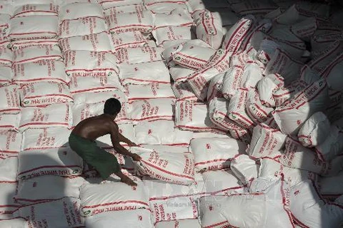 Gạo Thái Lan xuất khẩu. (Nguồn: AFP/TTXVN)