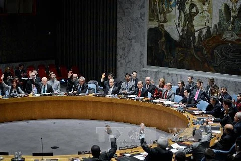 Một phiên họp của Hội đồng Bảo an Liên hợp quốc. (Nguồn: THX/TTXVN)