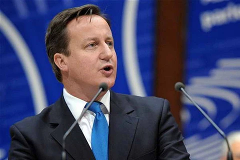 Thủ tướng Anh David Cameron. (Nguồn: AFP)