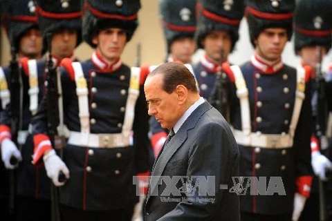 Cựu Thủ tướng Silvio Berlusconi tại phiên xét xử ngày 1/8/2013. (Nguồn: AFP/TTXVN)