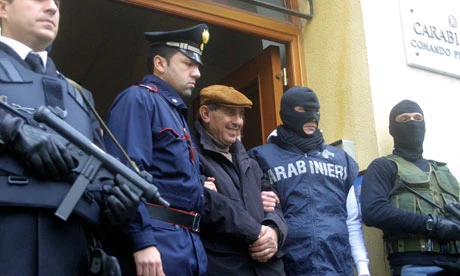 Cảnh sát Italy bắt giữ một trùm mafia. Ảnh minh họa. (Nguồn; AFP)