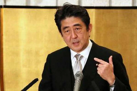 Thủ tướng Nhật Bản Shinzo Abe. (Nguồn: Kyodo/TTXVN)