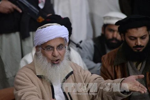Giáo sỹ Maulana Abdul Aziz, đại diện đàm phán của phiến quân Taliban tại Pakistan. (Nguồn: AFP/TTXVN)