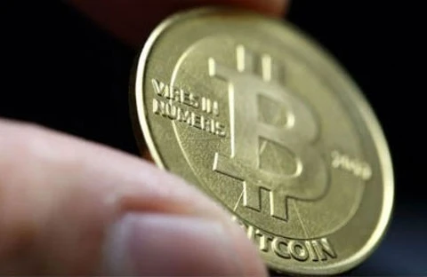 Đồng Bitcoin. (Nguồn: Bloomberg)