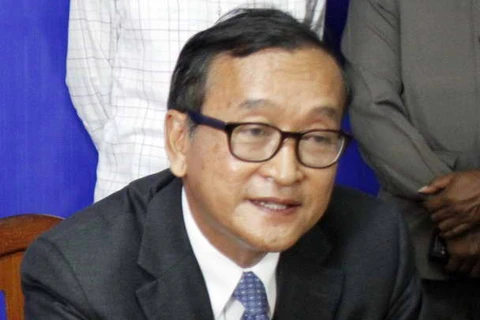 Chủ tịch CNRP Sam Rainsy. (Nguồn: AFP/TTXVN)