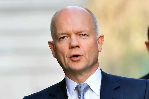 Ngoại trưởng Anh William Hague. (Nguồn: AFP/TTXVN)