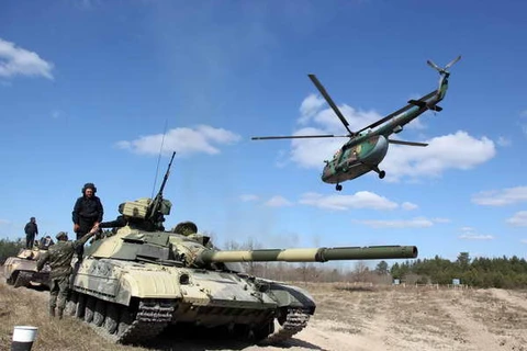 Ukraine cử 16 sỹ quan cấp cao tập trận chung với NATO