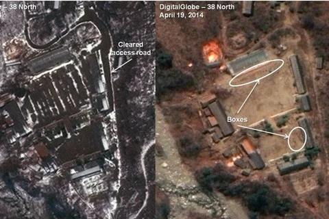 Triều Tiên bịt kín đường hầm bãi thử hạt nhân Punggye-ri