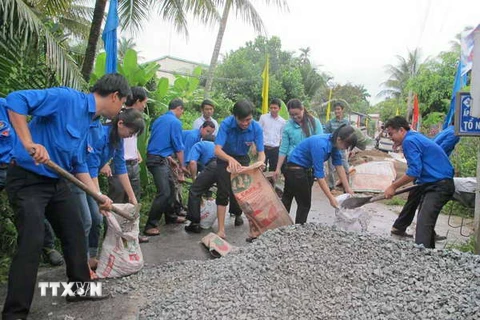 Đắk Lắk thực hiện 39 công trình thanh niên ở các xã khó khăn