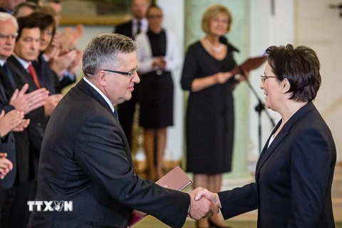 Bà Ewa Kopacz chính thức nhậm chức Thủ tướng Ba Lan